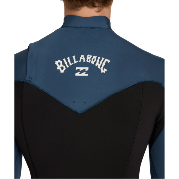 2026 Billabong Mens Absolute Core 3/2mm Chest Zip Wetsuit ABYW100293 - Dark Denim